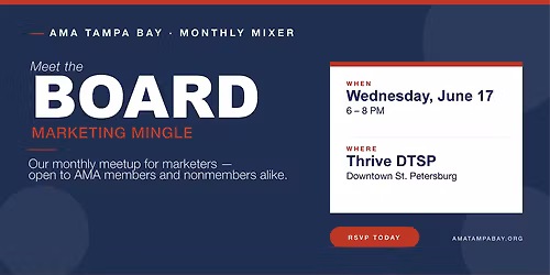Meet the Board: Marketing Mixer at Thrive DTSP