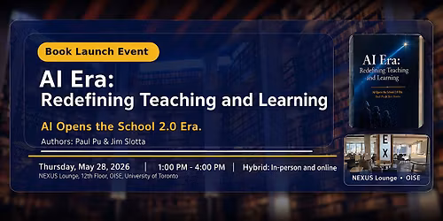 Book Launch Event: AI Era: Redefining Teaching and Learning