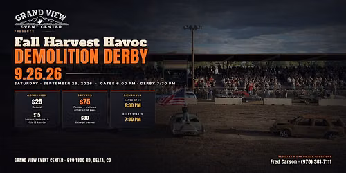FALL HARVEST HAVOC DEMOLITION DERBY