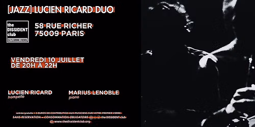 [JAZZ] Lucien Ricard duo