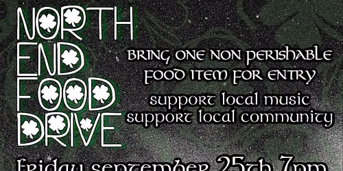 Mulligans North End Food Drive