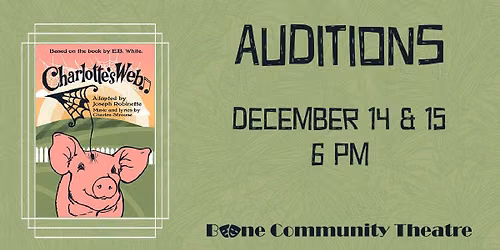 Charlotte's Web - Auditions