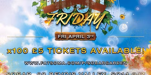 Resonant Sounds X Full stack presents: Bad Friday Garden Party