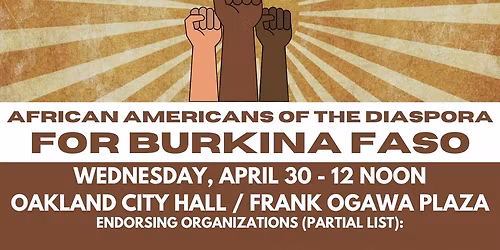 African Americans of the Diaspora for Burkina Faso