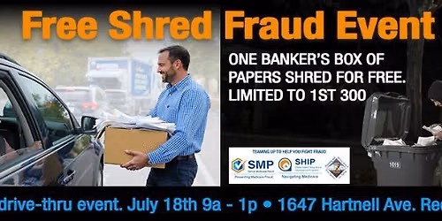 FREE SHRED FRAUD EVENT