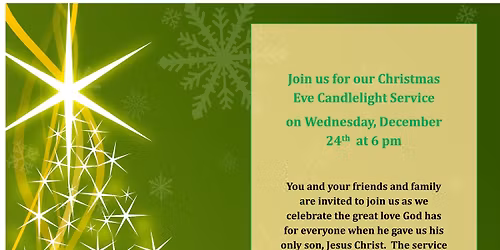 Christmas Eve Candlelight Service