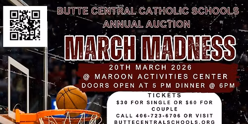 Butte Central Catholic Schools 2026 Auction