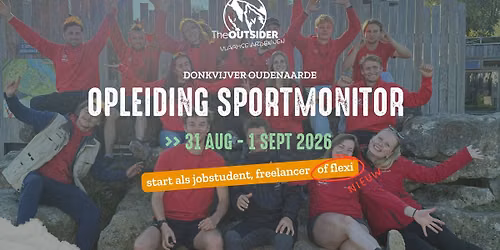 Zomeropleiding sportmonitor @ The Outsider Vlaamse Ardennen