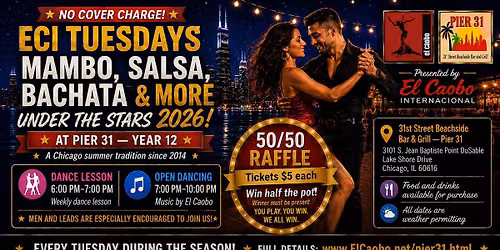 ECI Tuesdays Mambo Salsa Bachata & More at Pier 31