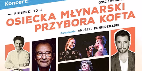 Szczecin: Piosenki to...? - koncert Osiecka, M\u0142ynarski, Przybora, Kofta.