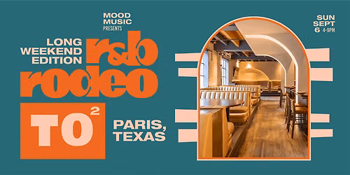 The R&B Rodeo TO | Labour Day Sunday | Indoor + Outdoor