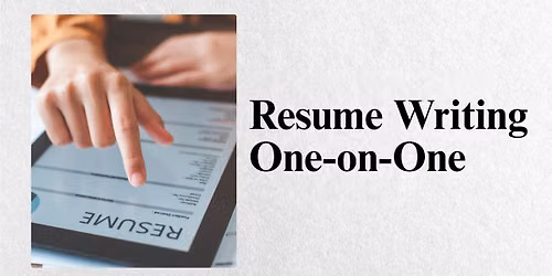 Resume Writing One-on-One