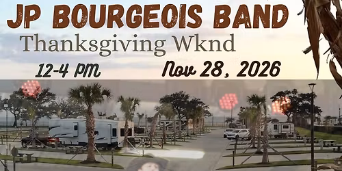 JP Bourgeois Band @ Gulfport Luxury RV Resort