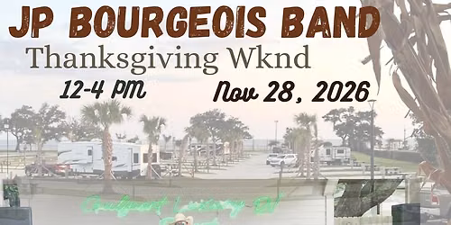 JP Bourgeois Band @ Gulfport Luxury RV Resort