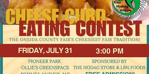 Cheese Curd Eating Contest @ the Oneida County Fair