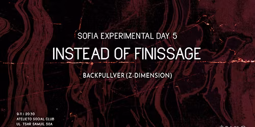 Instead of Finissage \/\/ Sofia Experimental 2025 Day 5