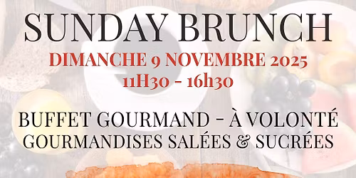 Sunday BRUNCH \ud83c\udf83\u200b ~ Dimanche 9 Novembre