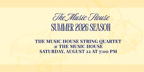 The Music House String Quartet with Caroline Shaw, viola