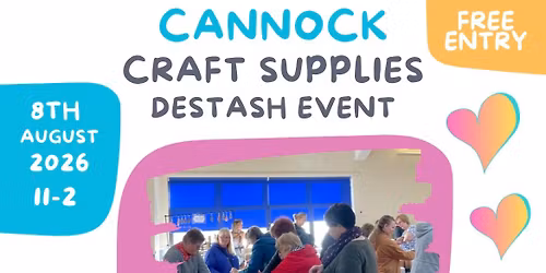 Chase Handmade Craft Supplies Destash Event - Cannock