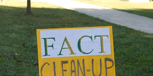 Alum Creek fall cleanup Academy Park. National Public Lands Day