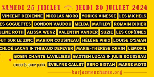 DEBOUT SUR LE ZINC - BARJAC M'EN CHANTE (30)