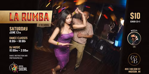 LA RUMBA at The Cardinal (SATURDAY 6\/13\/26)