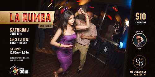 LA RUMBA at The Cardinal (SATURDAY 6\/13\/26)