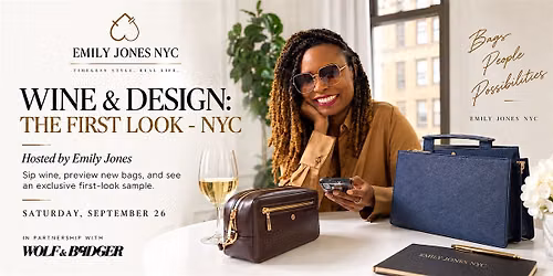 Emily Jones: Wine & Design: The First Look - Soho
