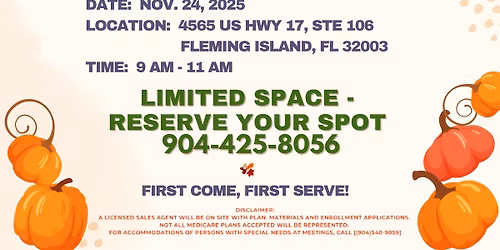 Thanksgiving Celebration - Fleming Island