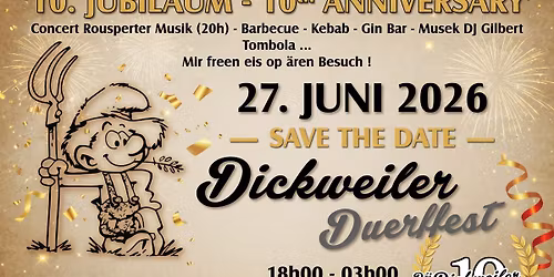 Dickweiler Duerffest 2026