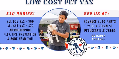Pflugerville Low Cost Pet Shots (W Pecan St)
