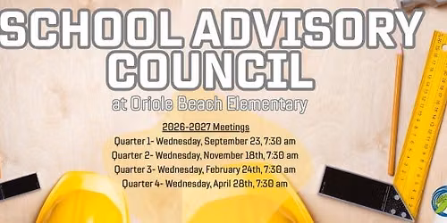 Quarter 1: School Advisory Council Meeting 