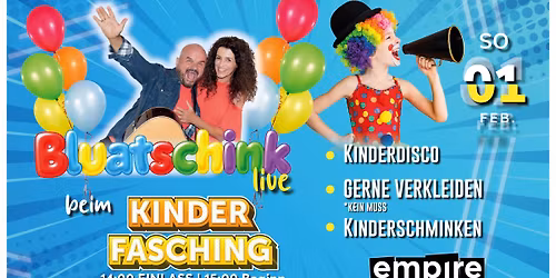 BLUATSCHINK live beim KINDERFASCHING \ud83e\udd73