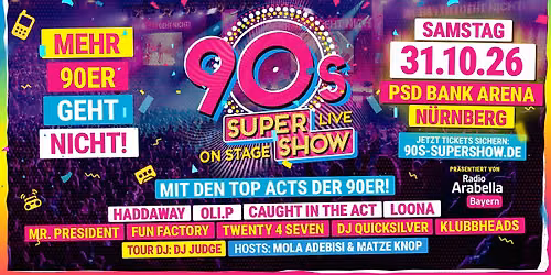 90s Super Show N\u00fcrnberg 2026
