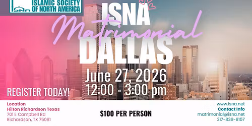 ISNA Matrimonial Dallas