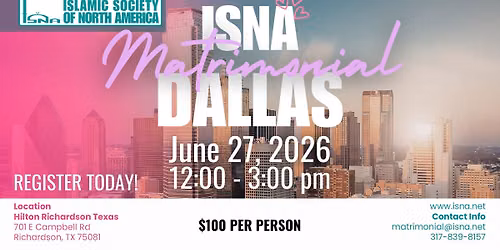 ISNA Matrimonial Dallas