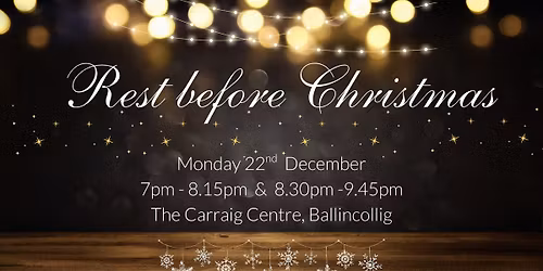 Rest Before Christmas