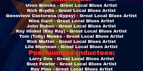 Blues Hall of Fame\u00ae (Arizona) - Class of 2026 Induction Ceremony