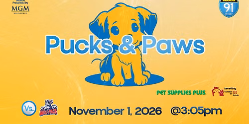 Springfield Thunderbirds Pucks & Paws