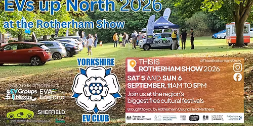 Yorkshire EV Club - EVs Up North 2026 at the Rotherham Show