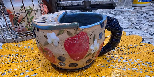 Useable Pottery Art at ELizabethton Farmer's Market 