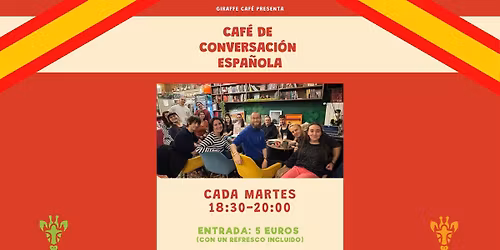 \ud83c\uddea\ud83c\uddf8 Spanish Conversation Caf\u00e9 @ \u0416\u0438\u0440\u0430\u0444 \u041a\u0430\u0444\u0435 \u2615
