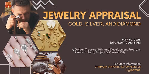 Jewelry Appraisal (Gold, Silver and Diamond) - Weekend Class