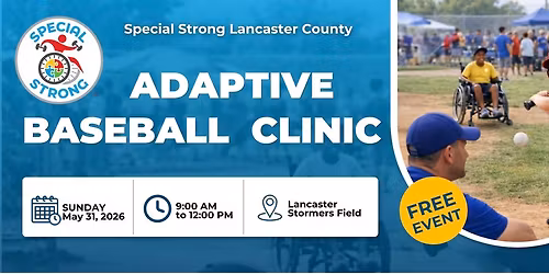 Adaptive Baseball Clinic (FREE) \u2013 Lancaster County