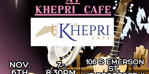 Mackenzie Knight LIVE at Khepri Cafe