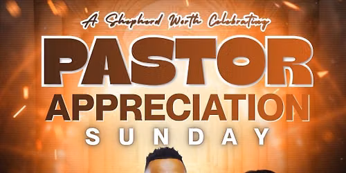 Pastor Appreciation Sunday\u2728