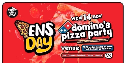 VENSDAY \ud83c\udf55 Domino's Pizza Party