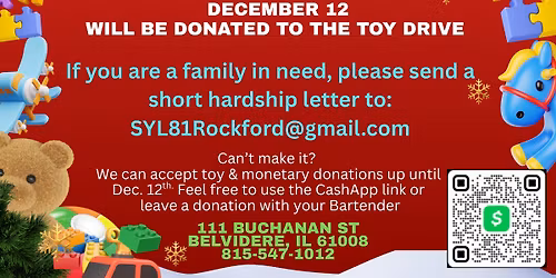 Tips for Toys - Annual Christmas Toy Drive