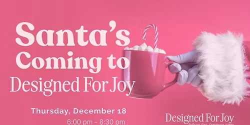 Santa at Designed For Joy: Pictures with Santa