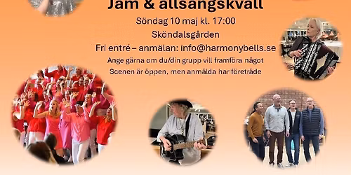 Jam & alls\u00e5ngskv\u00e4ll med Harmony Bells 